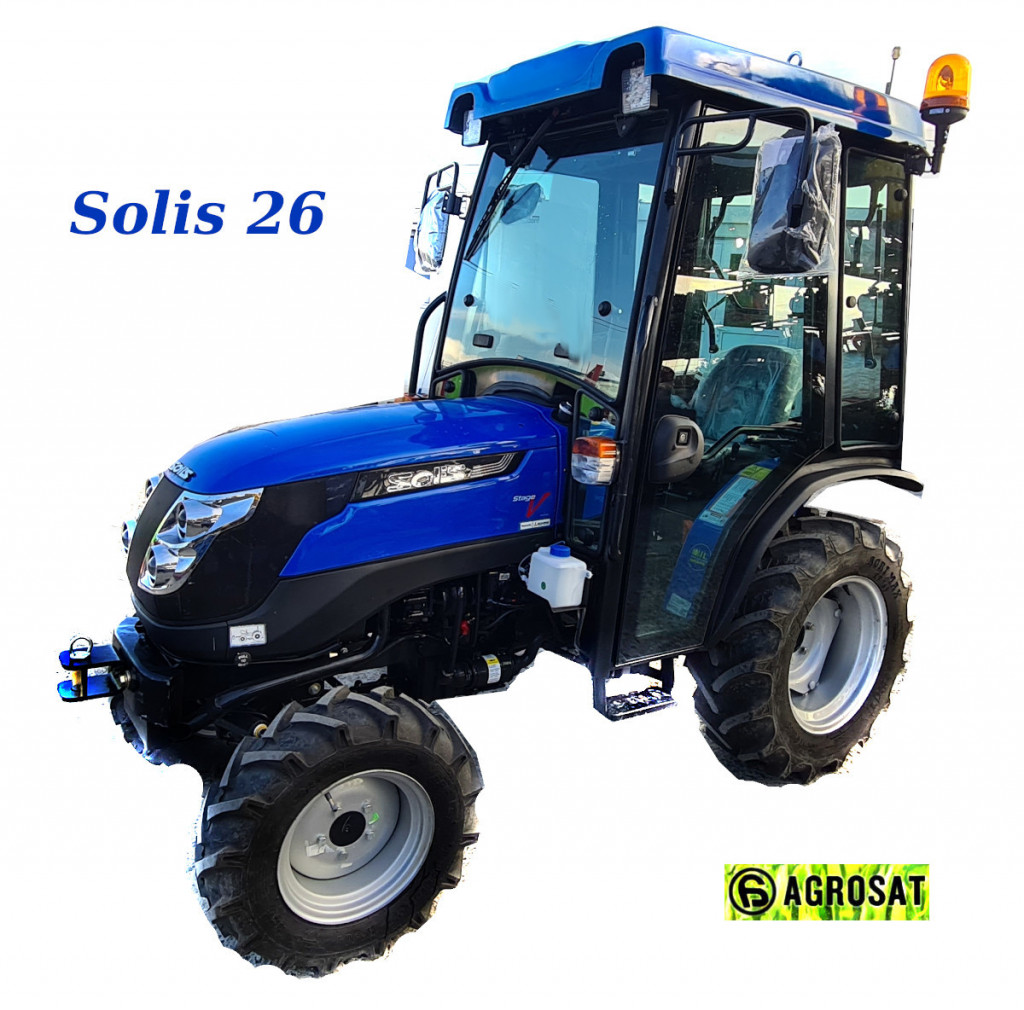         SOLIS 26 Kabinos traktor